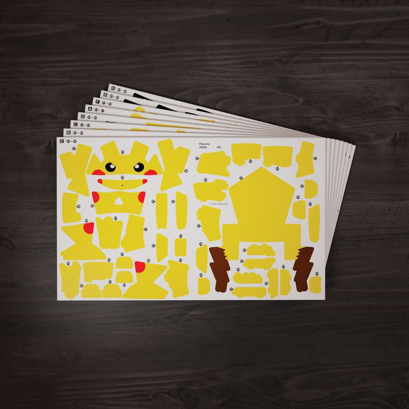 Puzzle Pokémon Pikachu 3D