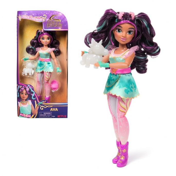 Unicorn Academy panenka Ava s mládětem jednorožce 24 cm