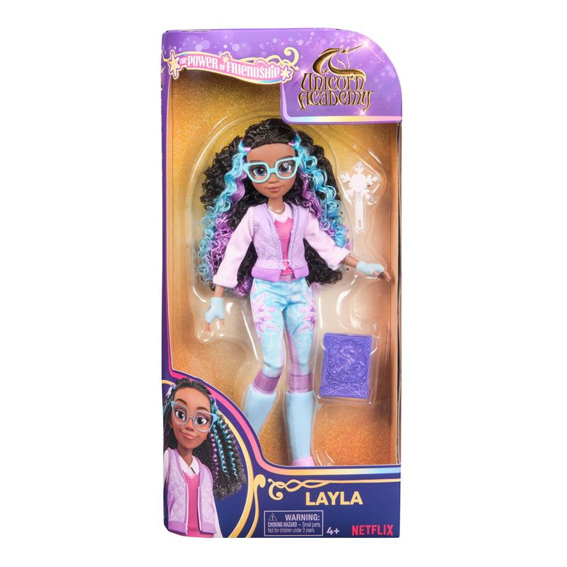 Unicorn Academy panenka Layla s knihou 24 cm