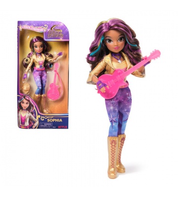 Unicorn Academy panenka Sophia s kytarou 24 cm