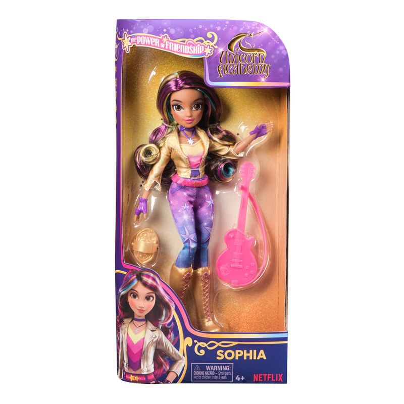 Unicorn Academy panenka Sophia s kytarou 24 cm