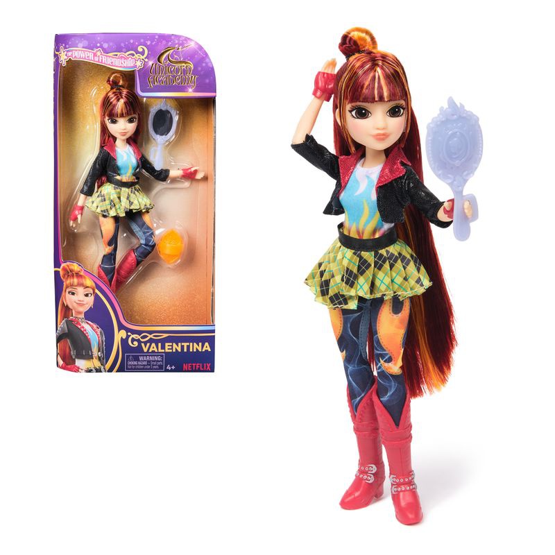 Unicorn Academy panenka Valentina se zrcátkem 24 cm
