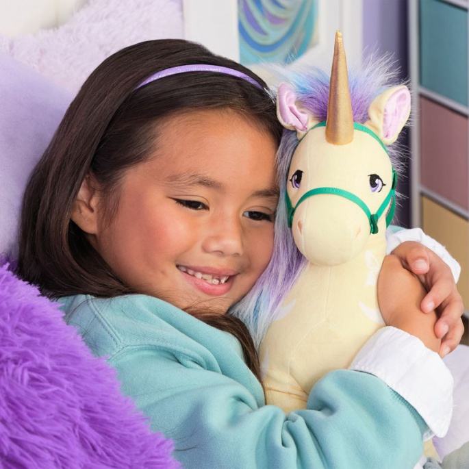 Unicorn Academy plyšový jednorožec Leaf 38 cm