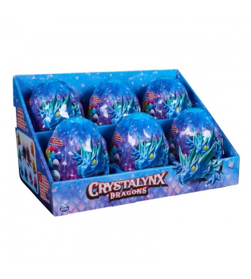 CrystaLynx Dragons ohební draci ve vajíčku