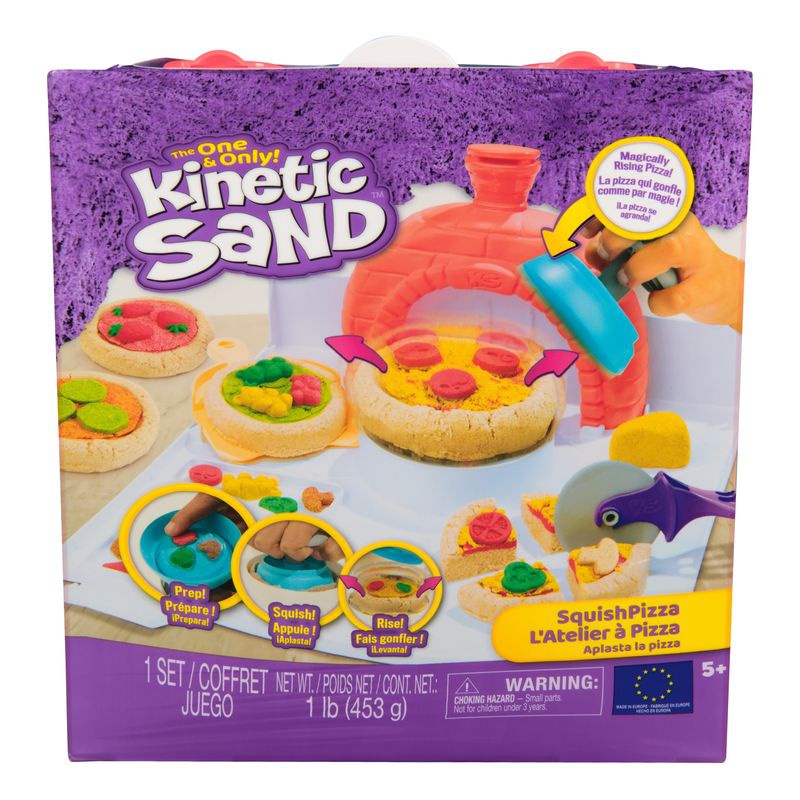 Kinetic Sand výroba pizzy