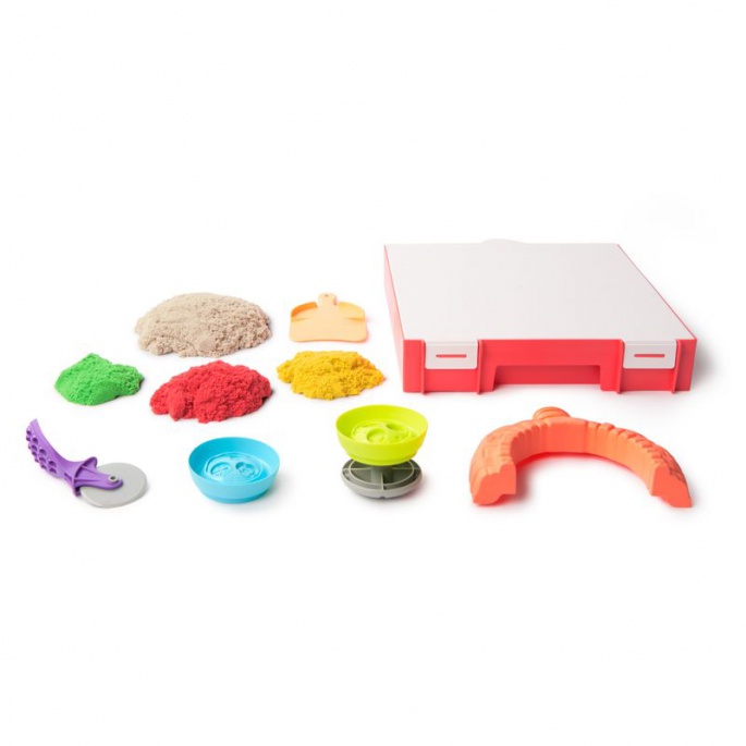 Kinetic Sand výroba pizzy