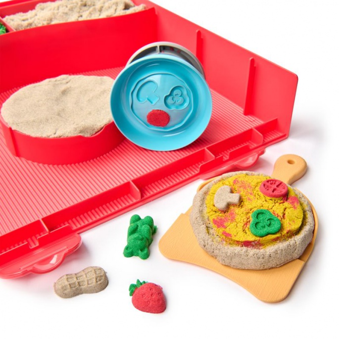 Kinetic Sand výroba pizzy
