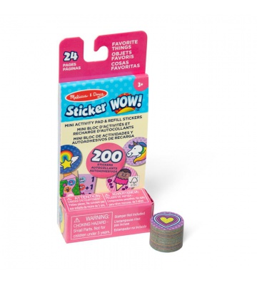 Melissa & Doug Sticker WOW náplně samolepek oblíbené předměty