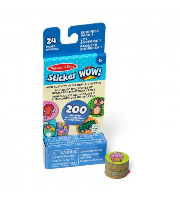 Melissa & Doug Sticker WOW náplně samolepek tuba plná překvapení
