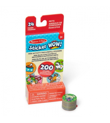 Melissa & Doug Sticker WOW náplně samolepek zvířátka
