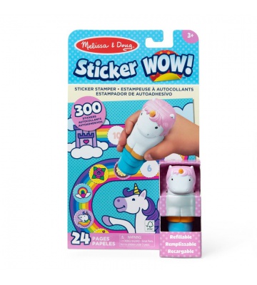 Melissa & Doug Sticker WOW samolepky jednorožci