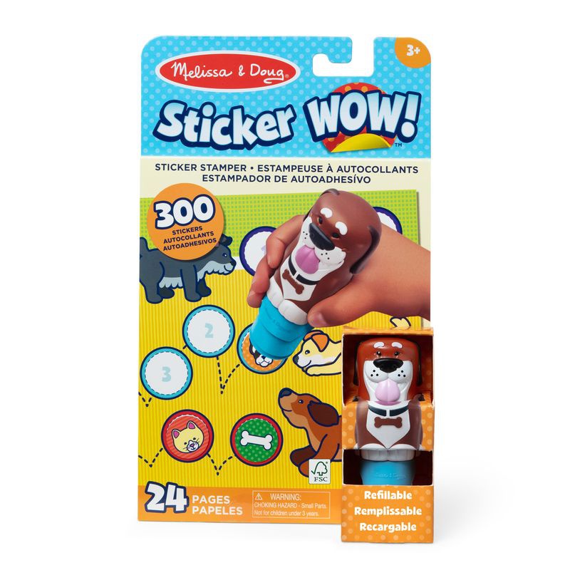 Melissa & Doug Sticker WOW samolepky pejskové