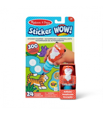 Melissa & Doug Sticker WOW samolepky tygr