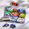 Melissa & Doug dřevěné puzzle dopravní prostředky