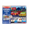 Melissa & Doug dřevěné puzzle dopravní prostředky