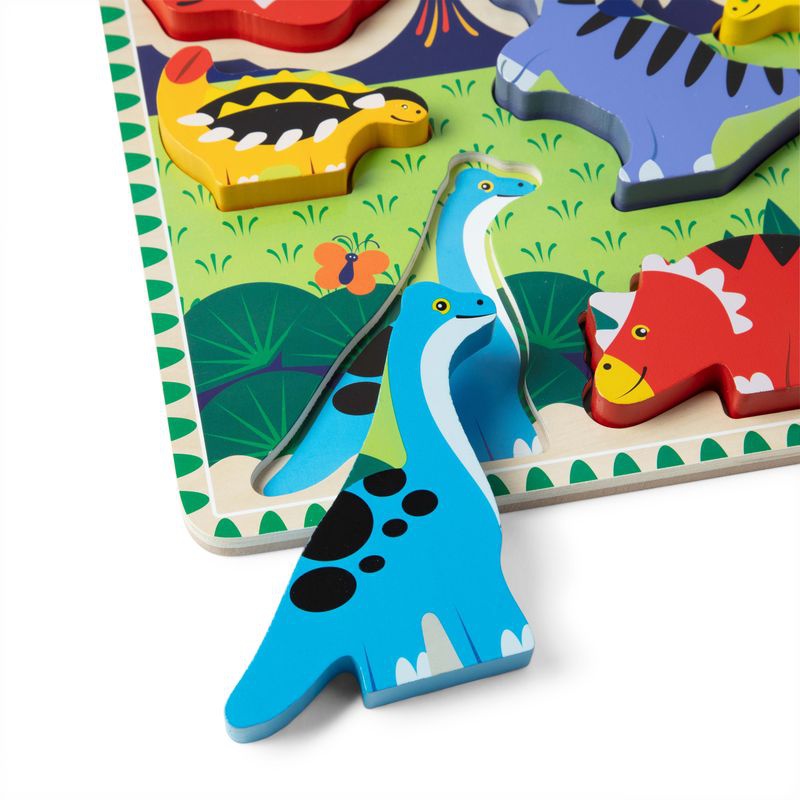 Melissa & Doug dřevěné puzzle dinosauři