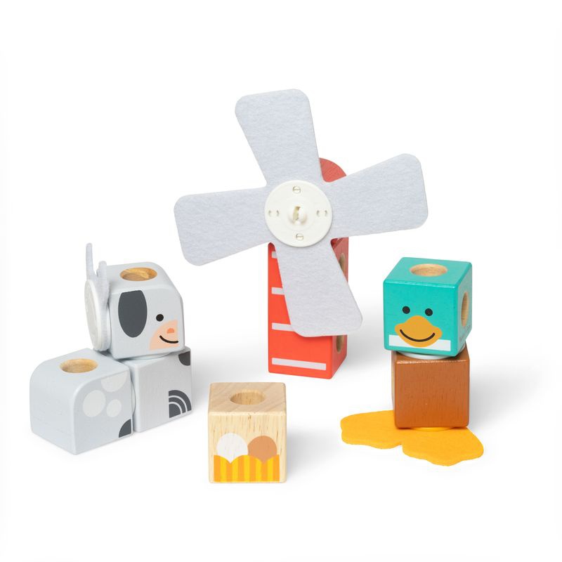 Melissa & Doug Blockables stavebnice farma