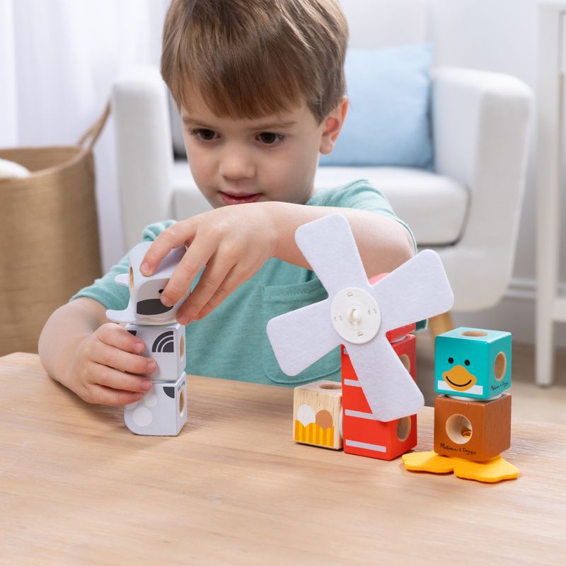 Melissa & Doug Blockables stavebnice farma
