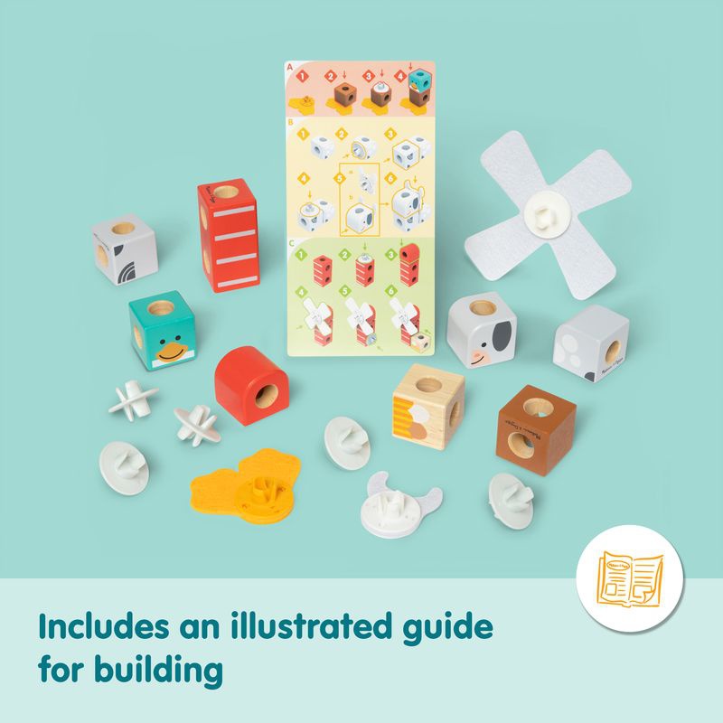 Melissa & Doug Blockables stavebnice farma