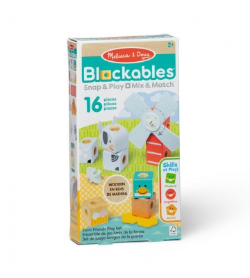 Melissa & Doug Blockables stavebnice farma