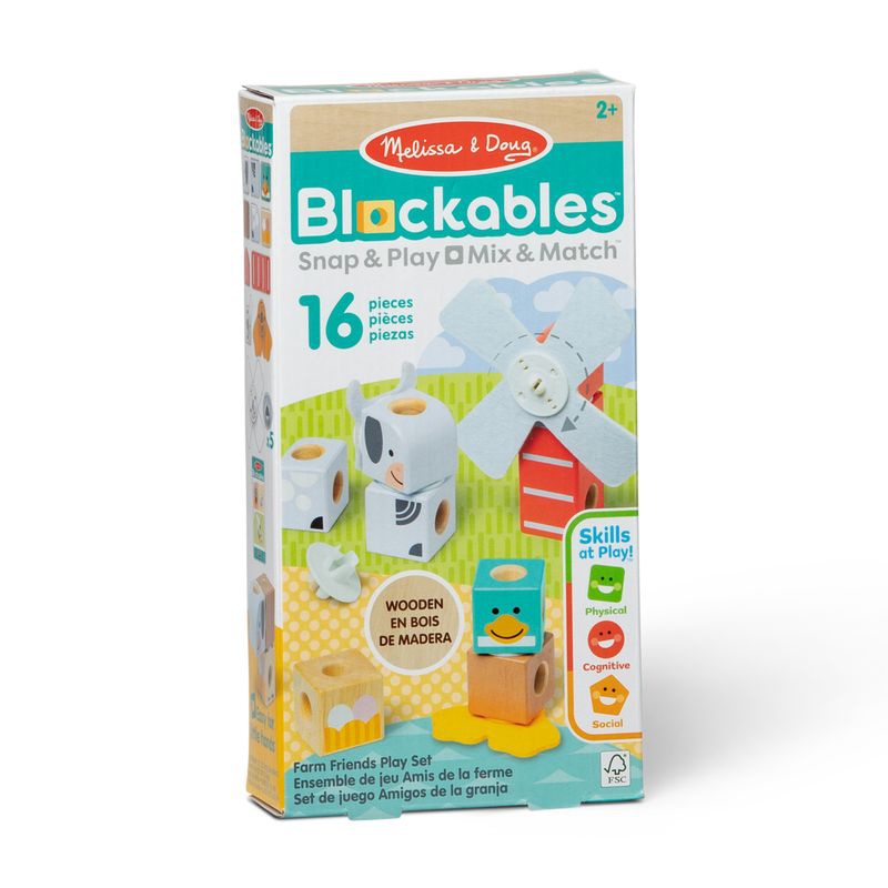 Melissa & Doug Blockables stavebnice farma