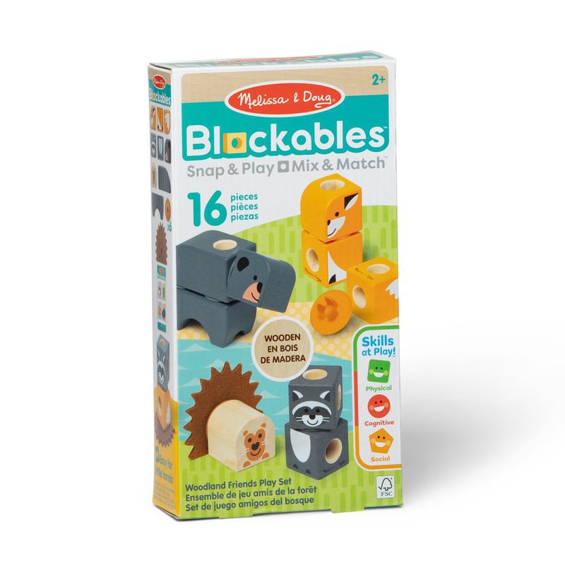 Melissa & Doug Blockables stavebnice divočina