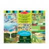 Melissa & Doug samolepky opakovaně použitelné s podložkou - svět zvířat