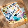 Melissa & Doug samolepky opakovaně použitelné s podložkou - svět zvířat