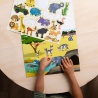 Melissa & Doug samolepky opakovaně použitelné s podložkou - svět zvířat