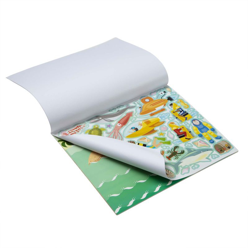 Melissa & Doug samolepky opakovaně použitelné s podložkou - svět zvířat