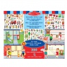 Melissa & Doug samolepky opakovaně použitelné s podložkou - město