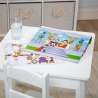Melissa & Doug samolepky opakovaně použitelné s podložkou - zámek