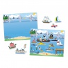 Melissa & Doug samolepky opakovaně použitelné s podložkou - dopravní prostředky