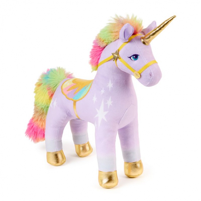 Výhodný set: Unicorn Academy plyšový Wildstar se zvuky 38 cm + náhrdelník s prstenem