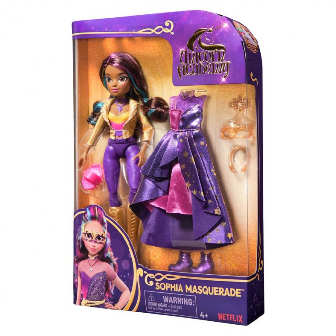 Výhodný set: Unicorn Academy deluxe panenka Sophia 24 cm + náhrdelník s prstenem