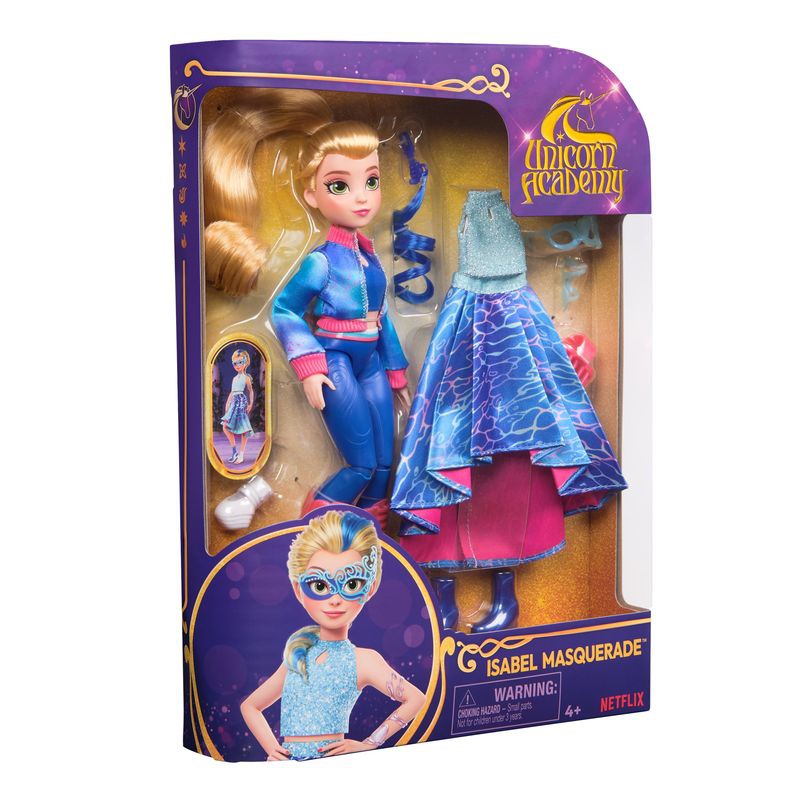 Výhodný set: Unicorn Academy deluxe panenka Isabel 24 cm + náhrdelník s prstenem