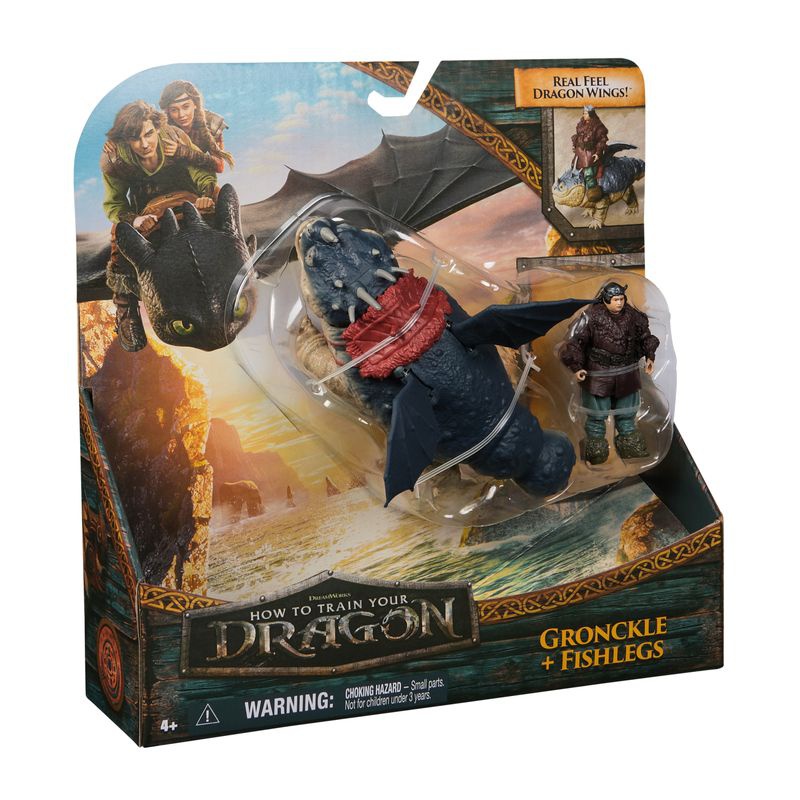 Výhodný set: Jak vycvičit draka multibalení figurek + drak a Viking Garvan a Rybinoha