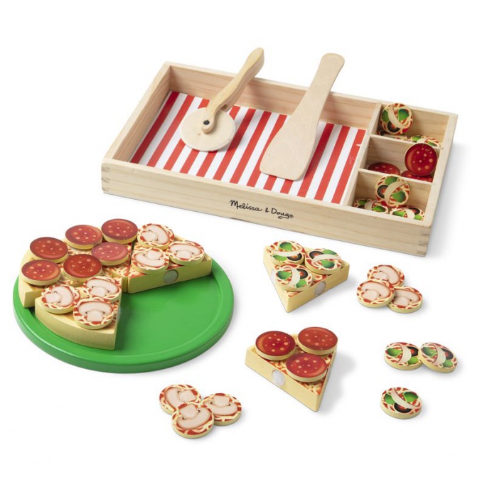 AKCE: Melissa & Doug pizza party set + Water WOW kouzlení vodou pohádky ZDARMA