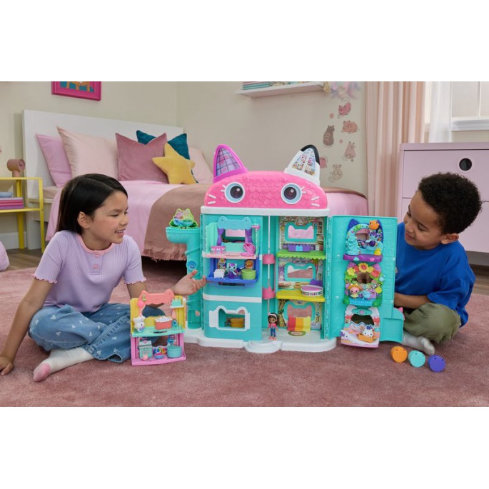 Výhodný set: Gábinin kouzelný domek ve filmu: velký dům z filmu + kuchyňka k velkému domu