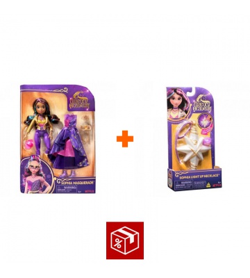 Výhodný set: Unicorn Academy deluxe panenka Sophia 24 cm + náhrdelník s prstenem