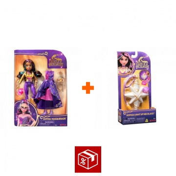 Výhodný set: Unicorn Academy deluxe panenka Sophia 24 cm + náhrdelník s prstenem