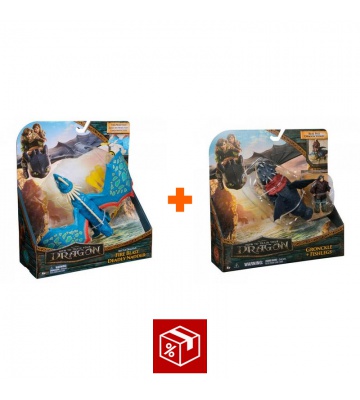 Výhodný set: Jak vycvičit draka Nodr Smrťák vystřelující šipky + Garvan a Rybinoha