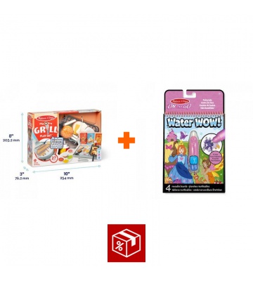 AKCE: Melissa & Doug Water WOW kouzlení vodou grilování + kouzlení vodou pohádky ZDARMA