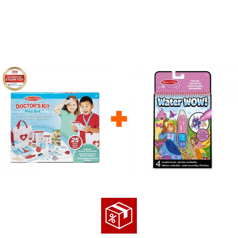 AKCE: Melissa & Doug hra na doktora + WOW kouzlení vodou pohádky ZDARMA