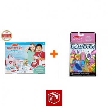 AKCE: Melissa & Doug hra na doktora + WOW kouzlení vodou pohádky ZDARMA