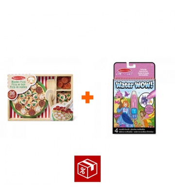 AKCE: Melissa & Doug pizza party set + Water WOW kouzlení vodou pohádky ZDARMA