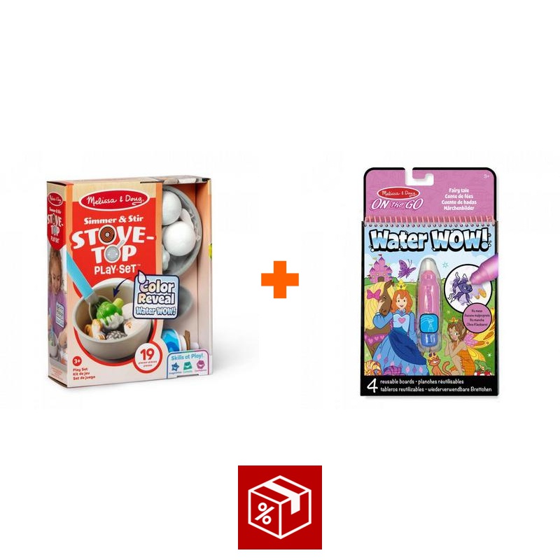 AKCE: Melissa & Doug Water WOW kouzlení vodou smažení + kouzlení vodou pohádky ZDARMA