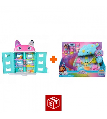 Výhodný set: Gábinin kouzelný domek ve filmu: velký dům z filmu + hrací sada jesličky