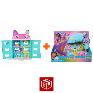 Výhodný set: Gábinin kouzelný domek ve filmu: velký dům z filmu + hrací sada jesličky