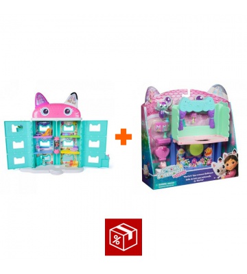 Výhodný set: Gábinin kouzelný domek ve filmu: velký dům z filmu + koupelna k velkému domu